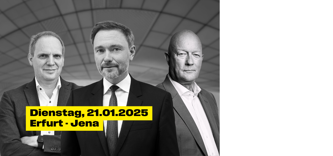 Bundestagswahl 2025: Christian Lindner auf Wahlkampftour in Thringen